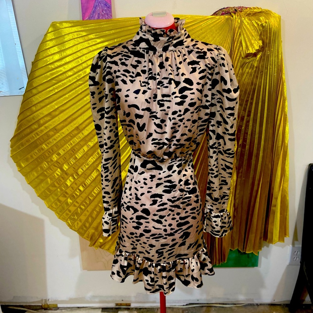 Animal print dress